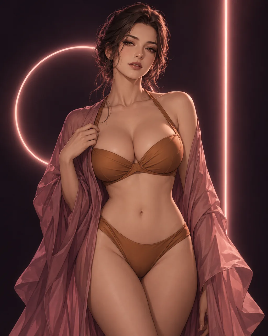 Ilustración editorial de Animaciones hentai: guía editorial